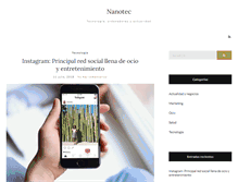 Tablet Screenshot of nanotec.es