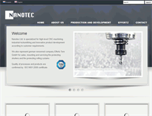 Tablet Screenshot of nanotec.hr