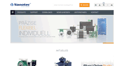 Desktop Screenshot of de.nanotec.com